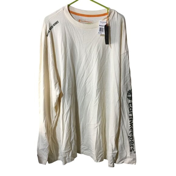 TIMBERLAND EARTHKEEPRS RELAXED FIT NATURE NEEDS HEROES LONG SLEEVE T-SHIRT NWT M - Picture 1 of 4